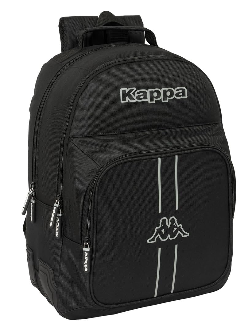 Sac à dos scolaire Kappa Dark de qualité supérieure noir - 4