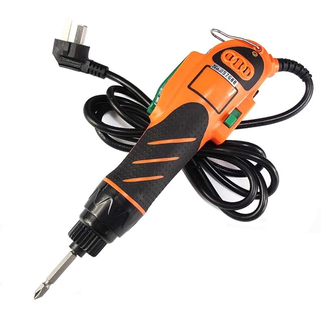 MXBAOHENG Electric Screw Driver Power Screwdriver Set Handheld 1 4 Hex Interface Torque Adjustable 3 60kgf cm 220V