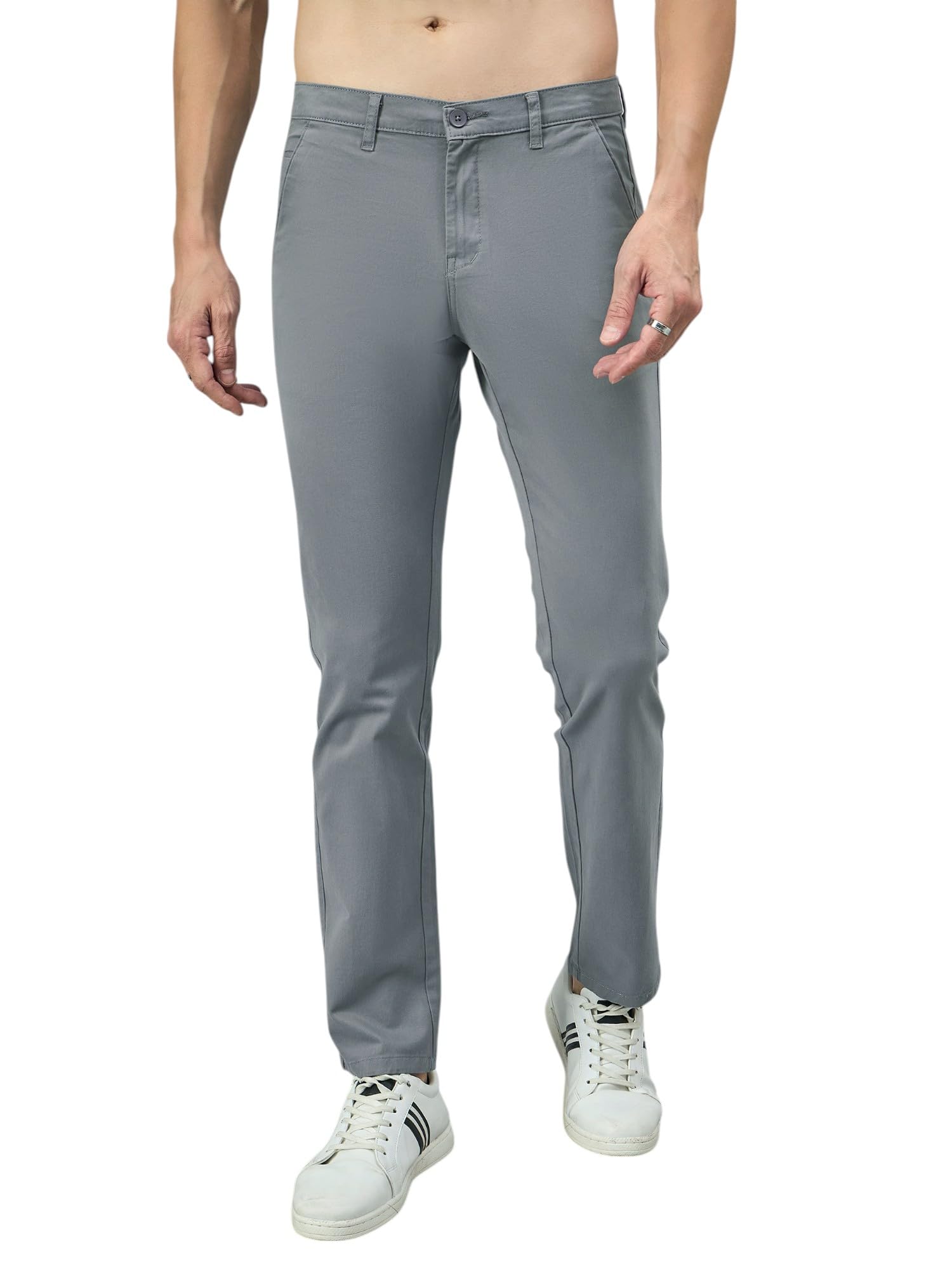studio nexx Men's Relaxed Fit Cotton Chinos Trouser-picture-27