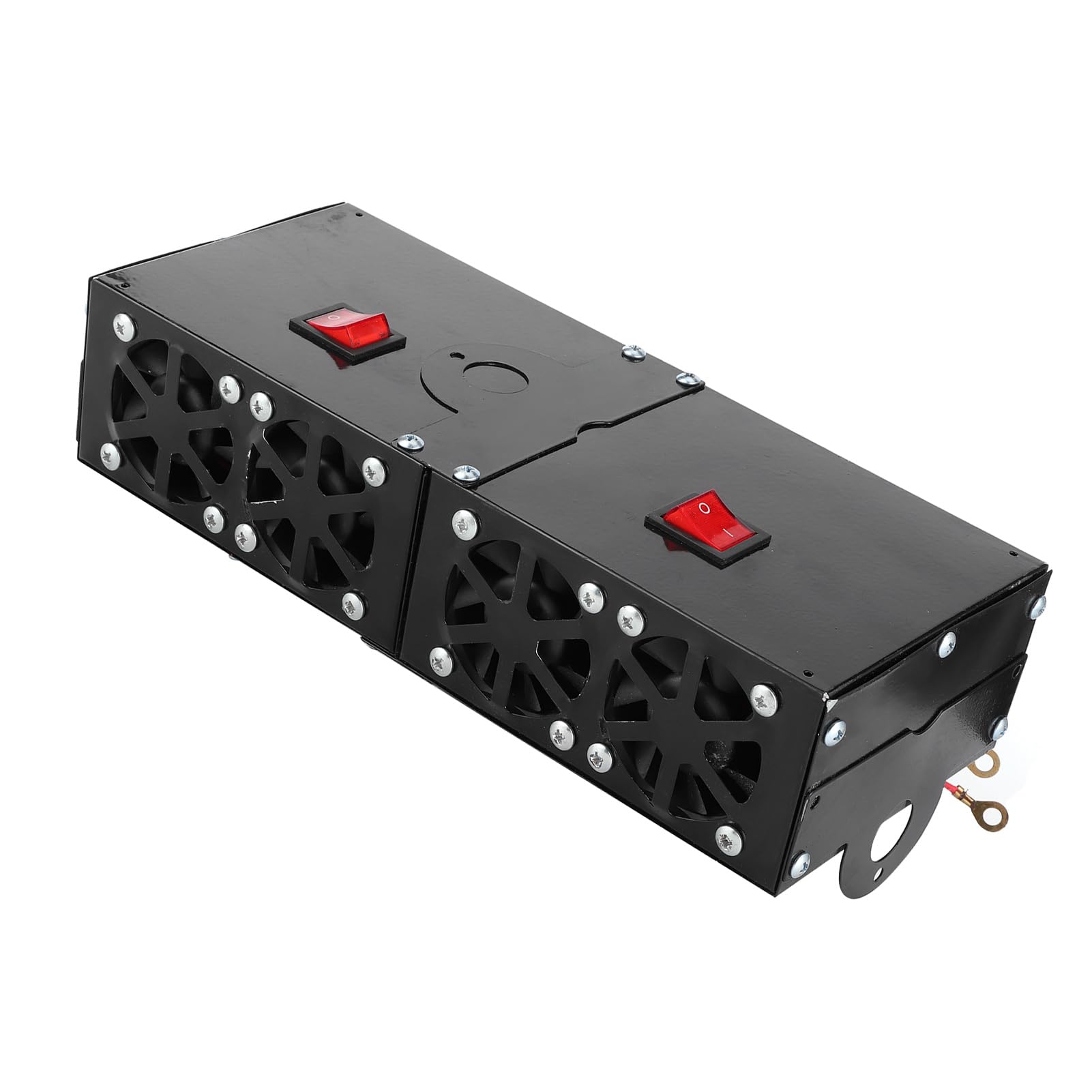 Auto Heizgebläse, 12 V 800 W Fahrzeugheizung und Scheibenenteiser mit 4 Luftauslässen, Heizlüfter zur Entfeuchtung und Enteisung der Windschutzscheibe in PKW und LKW