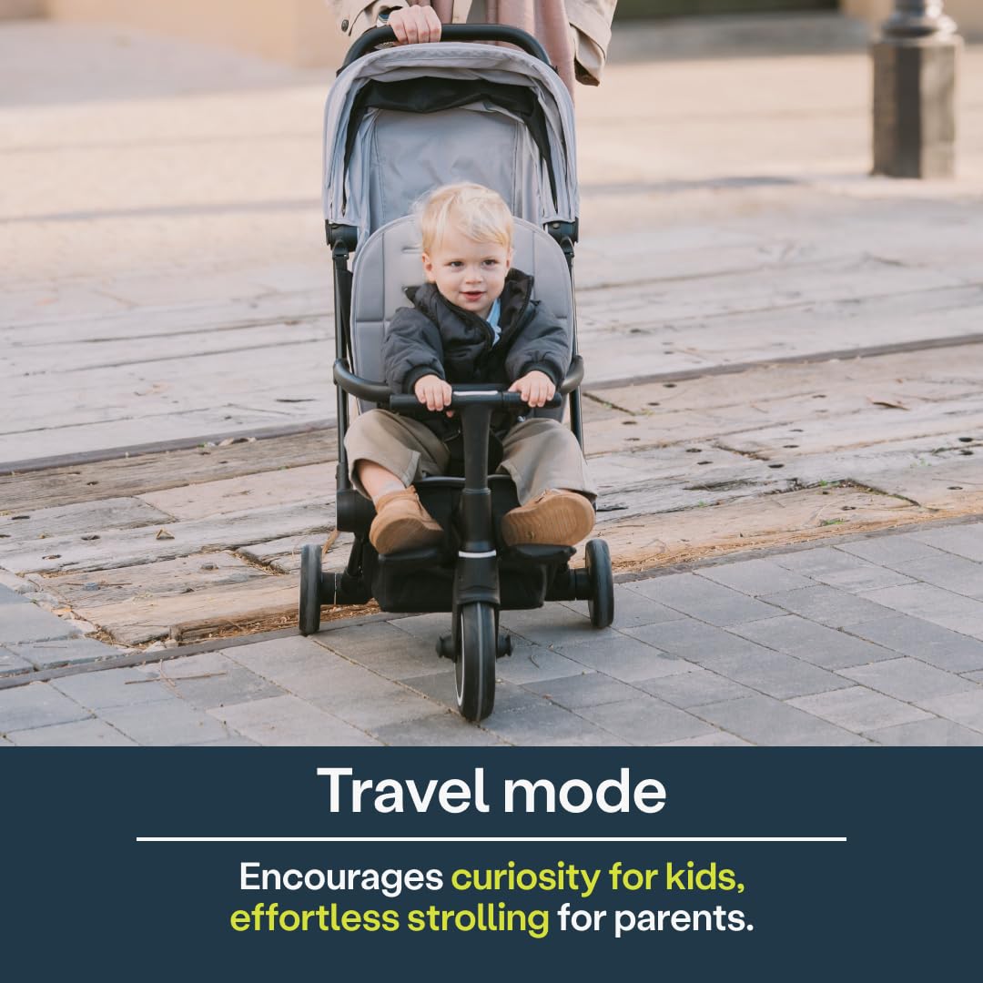 smarTrike Traveler - Passeggino attivo per bambini dai 4 mesi ai 6 anni, colore: Blu notte