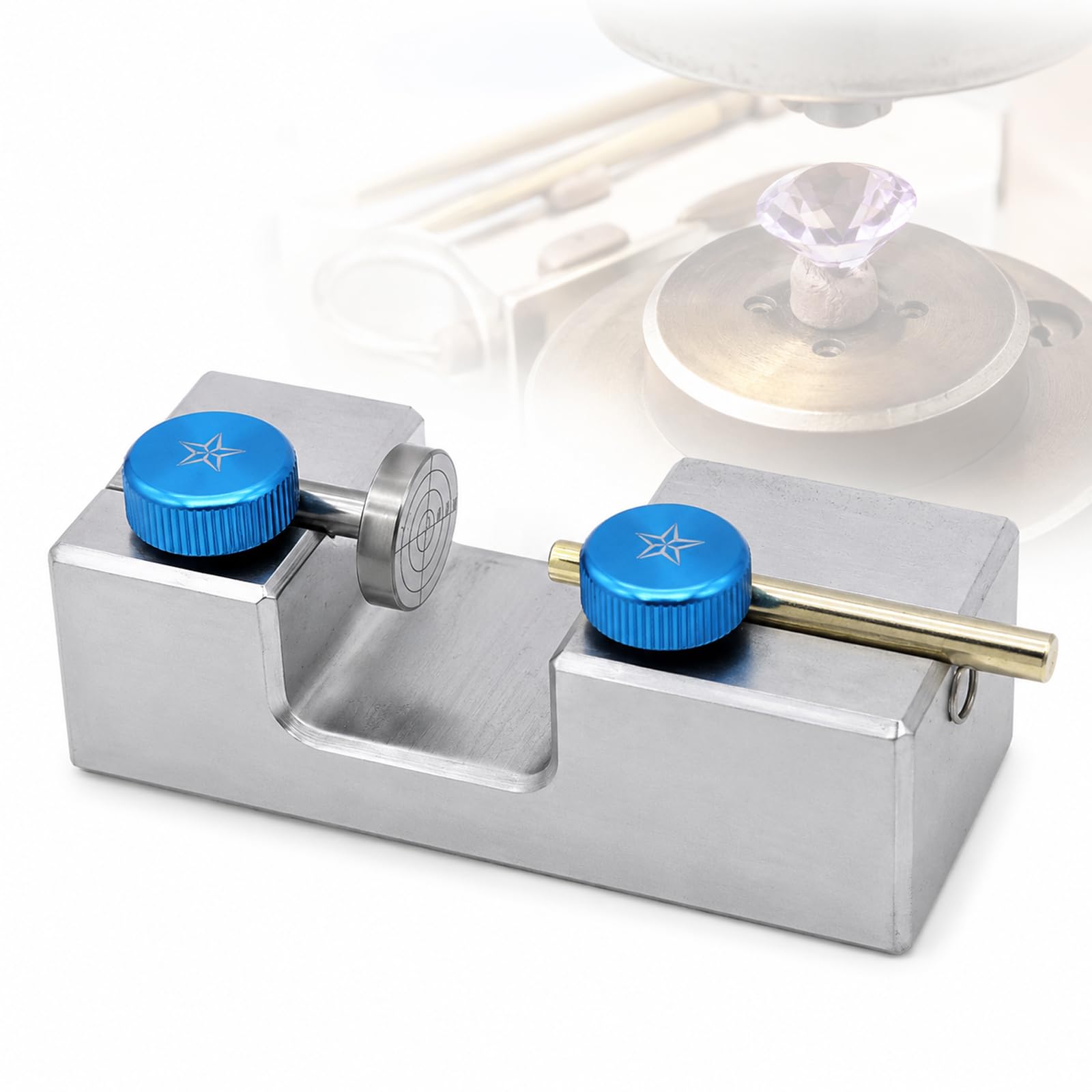 YIYIRAN Gem Working Aligner Locator, Gemstone Bonding Converter Stick Transfer Jig, Working Aligner Locator, Alignment and Transfer Jig for Gemstone Faceting and Bonding Applications