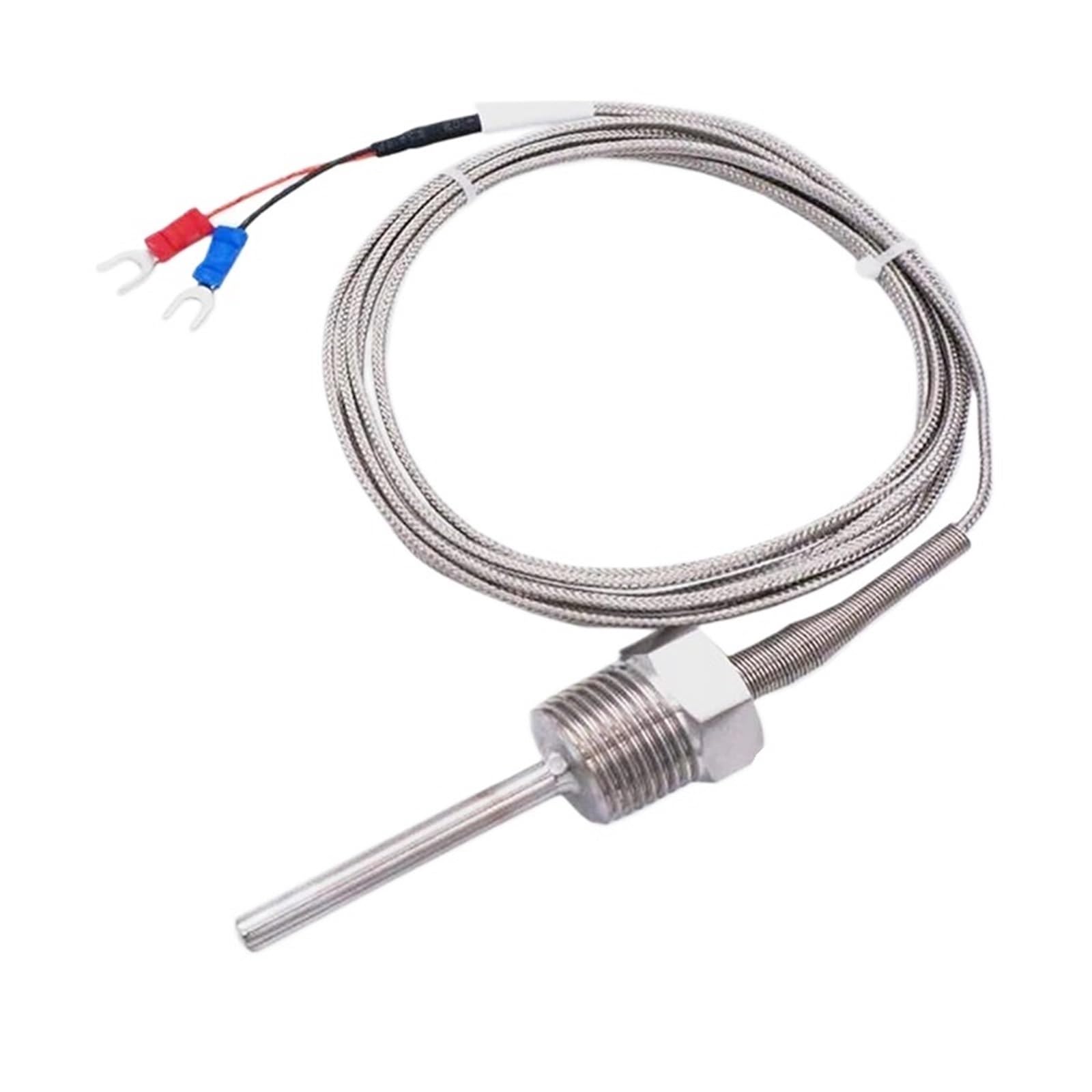 Sensor de temperatura tipo K resistente a 800 °C con cable de 2m para tuberías 7