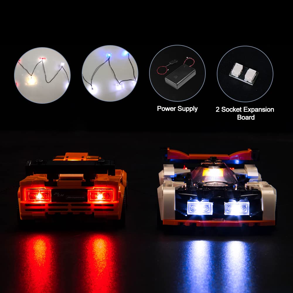 LED Light Set for Lego McLaren, LED Lighting Set for Lego 76918