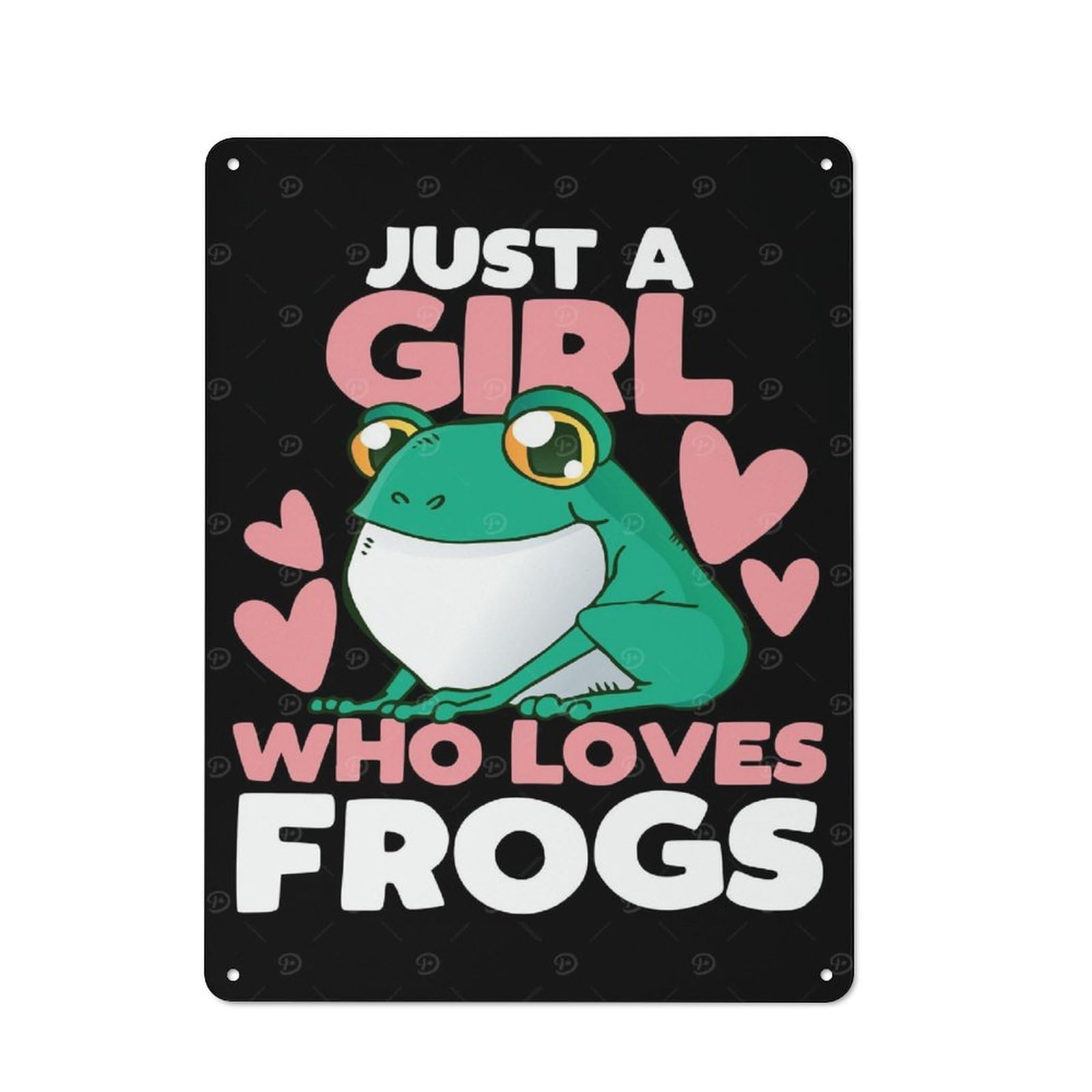 Casual Frog Toad Shed Metal Sign 40x30cm, Shed Wall Decor for Greenhouse, Garden Room, Cafe Or Entryway