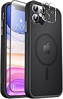 Vista 78 de MOCCA - Funda magnética resistente para iPhone 11 de 6.1 pulgadas, compatible con MagSafe, protector de pantalla de vidrio + protector de lente
