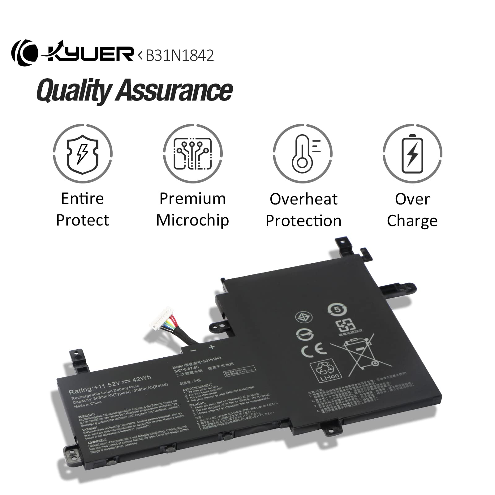 B31N1842 Laptop Bateria do Asus VivoBook S15 S531 X531 K531 15 M513 K513 F513 S513 X513 S531FA S531FL K531FA K531FL X531FA X531FL M513IA M513UA K513EA K513EQ F513EA F513EP S513EA S513EP S513EQ V531FA