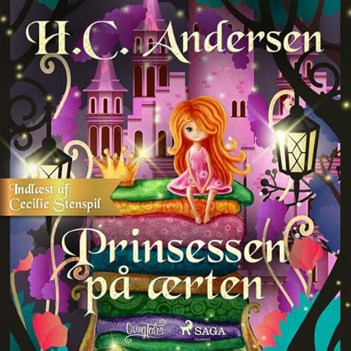 Prinsessen p&aring; &aelig;rten Audiolivro Por Hans Christian Andersen capa