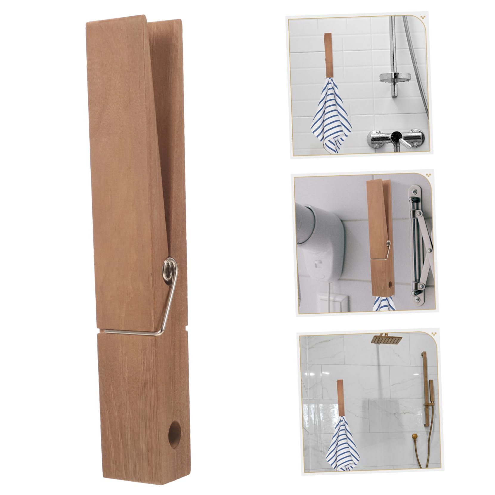 MAGICLULU 3stücke Jumbo Wäscheklammern Vielseitige Clips Für Handtücher Bademäntel Und Duschvorhänge Und Winddicht Für Badezimmer Und Outdoor-aktivitäten