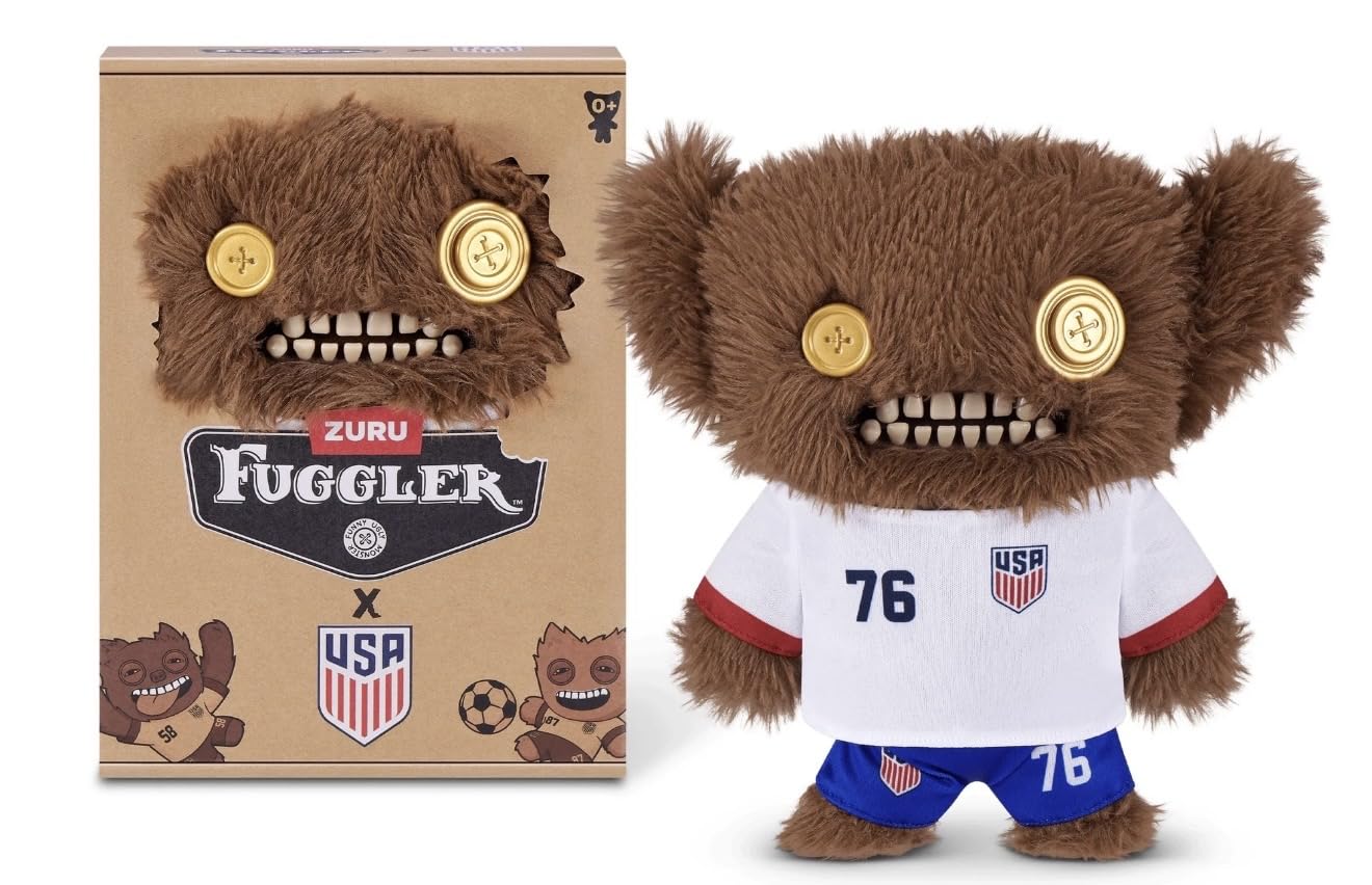 ラスト！激レア！【USA版】FUGGLERぬいぐるみ Amazon.com: ZURU Fuggler USA Soccer Plush – 9 Inch Funny Ugly