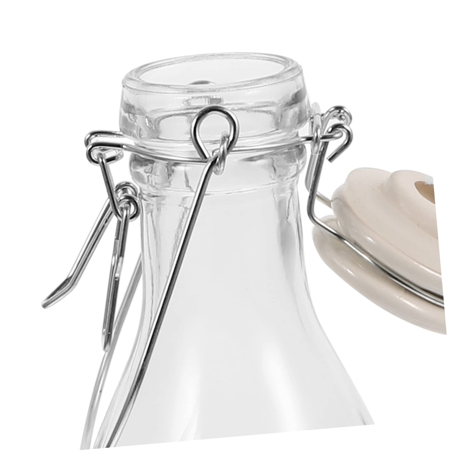 Alipis Glasflasch mit Verschluss, Trinkflaschen aus Glas, Oktoberfest Deko