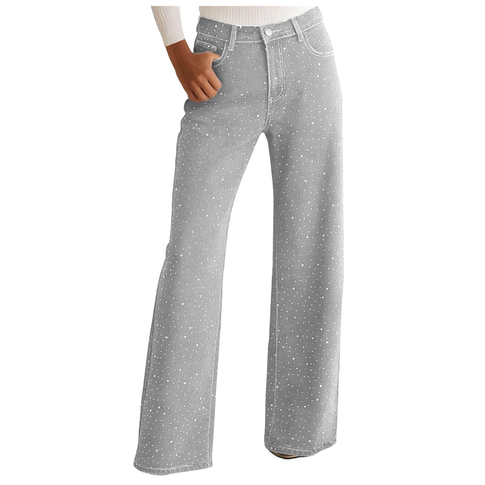 Baggy Mujer Vaqueros Mujer Pantalones Skinny Slim Elásticos Ajustados Vaqueros Elásticos Pantalones De Mezclilla De Pierna Ancha para Cintura Alta Pierna Recta