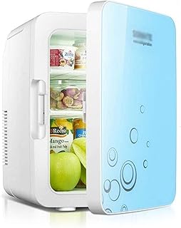 Mała lodówka o pojemności 10 litrów Mini mały akademik studencki Mini lodówka samochodowa, niebieska