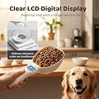 Vista 3 de Cuchara medidora digital, cuchara medidora electrónica digital de alimentos, 28.22 oz/0.04 oz, precisión con pantalla LCD, cuchara de pesaje