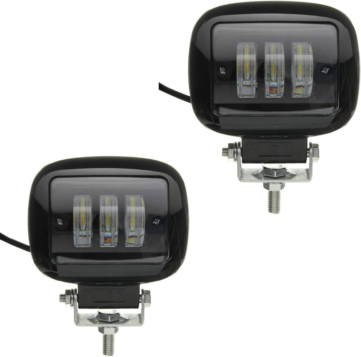 EASY4BUY® Square 30W Off Road LED Light Bars Fog Spot Light for All Bikes
