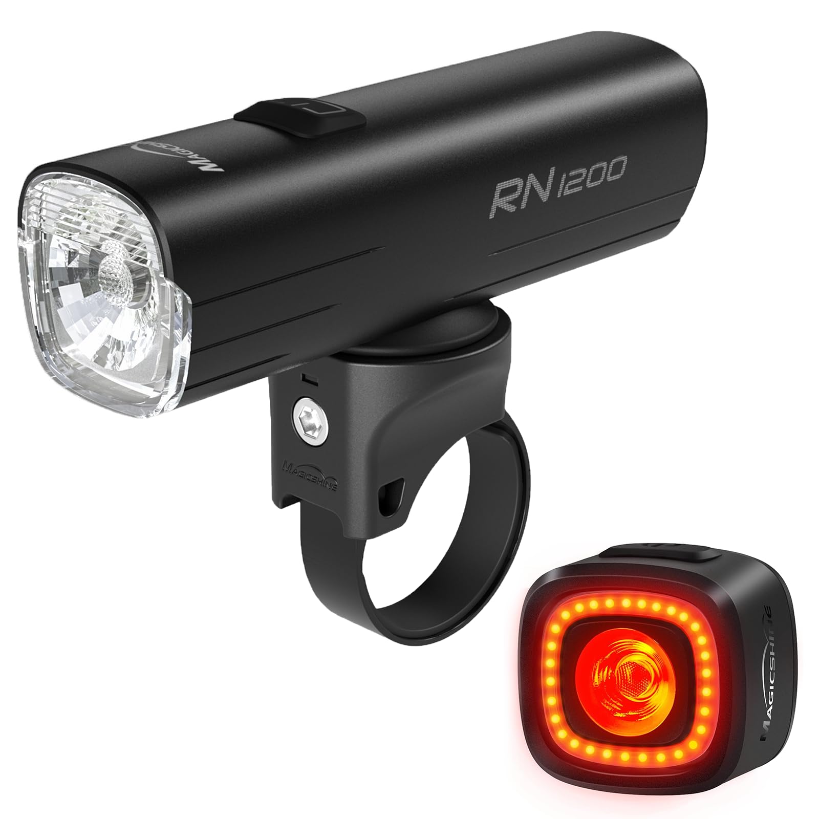 Magicshine 自転車ライトセット RN 1200ロードバイクライト 1200ルーメン SEEMEE 150 自転車テールライト 150ルーメン【防水/USB-C 充電式/防眩レンズ/高輝度/通勤/通学】
