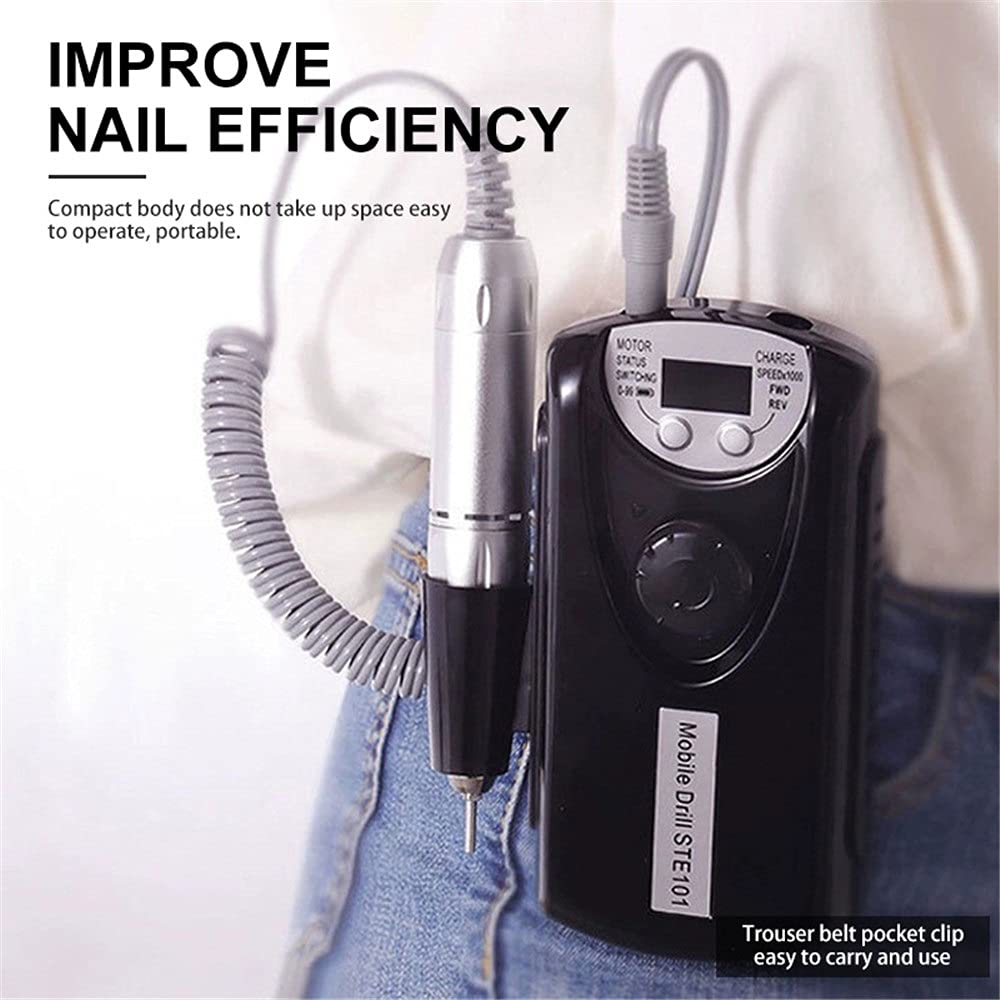 Machine De Perçage À Ongles 30000RPM Rechargeable Des Ongles De Gel De Gel De Gel Rechargeable Appareil À Ongles D'appareil À Ongles Électriques Pour Salon Ou Utilisation De La Maison ( Color : Pink )