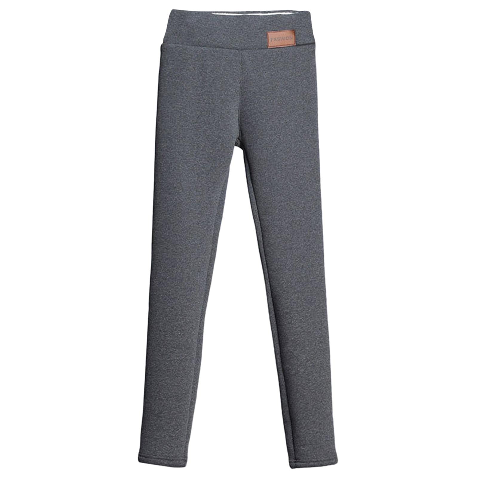 Thermal Pants Home Stretchy Sports Fitness Ladies Girl Women Winter Leggings Gray 5XL|Clothing, Shoes & Accessories | Womens Clothing | Leggings-image-33