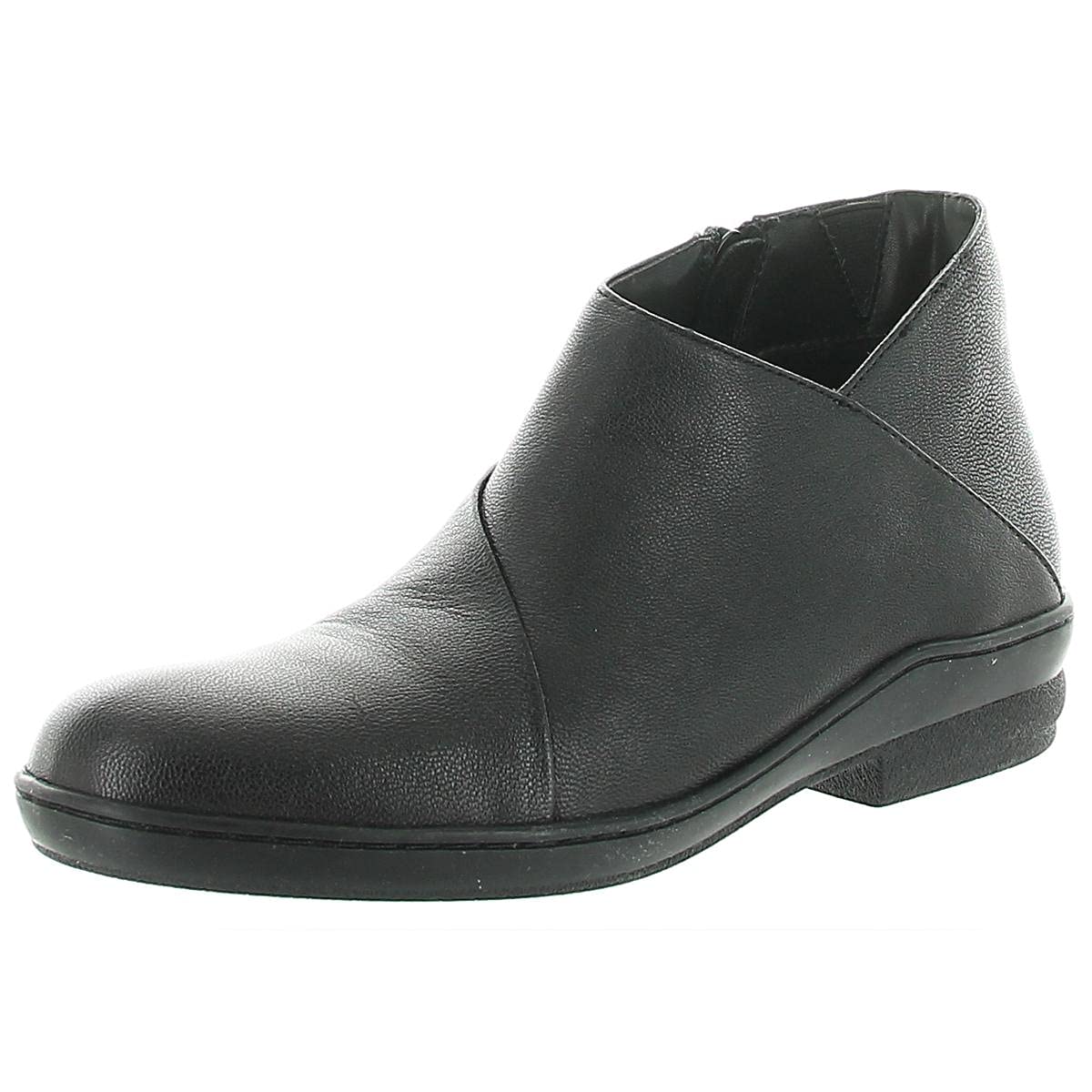 David TateWomens Bondy Leather Zipper Ankle Boots