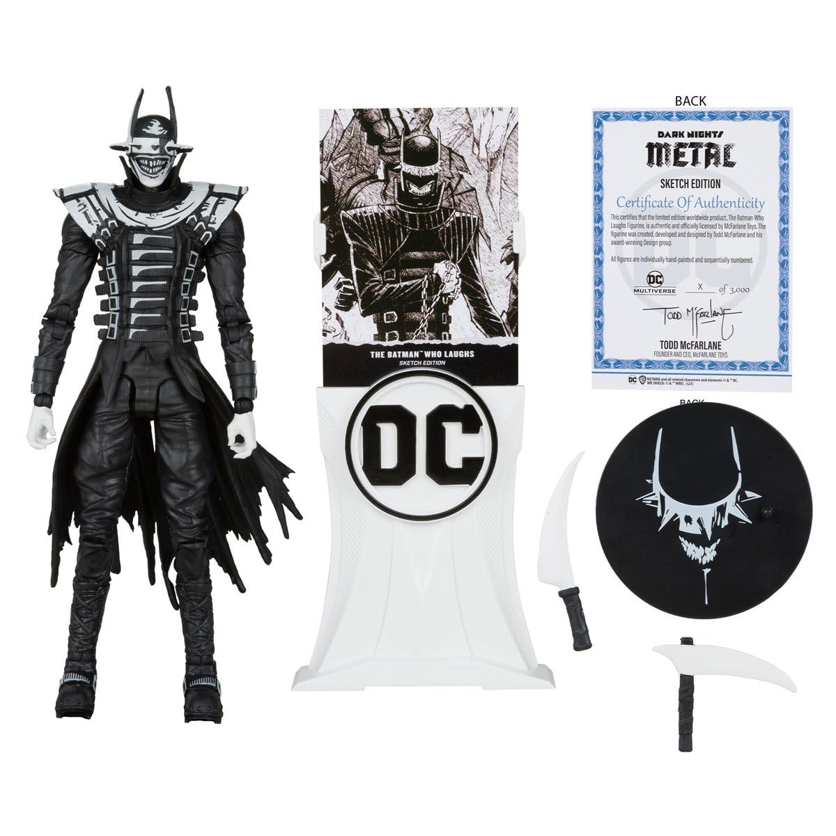 DC THE BATMAN WHO LAUGHS フィギュア Amazon.com: McFarlane Toys DC Multiverse The Batman Who