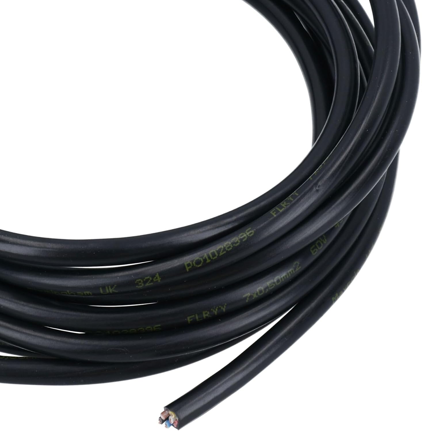 AB Tools 7 Core Wire/Cable 5m Coil for Trailers and Caravan Automotive Grade TR123
