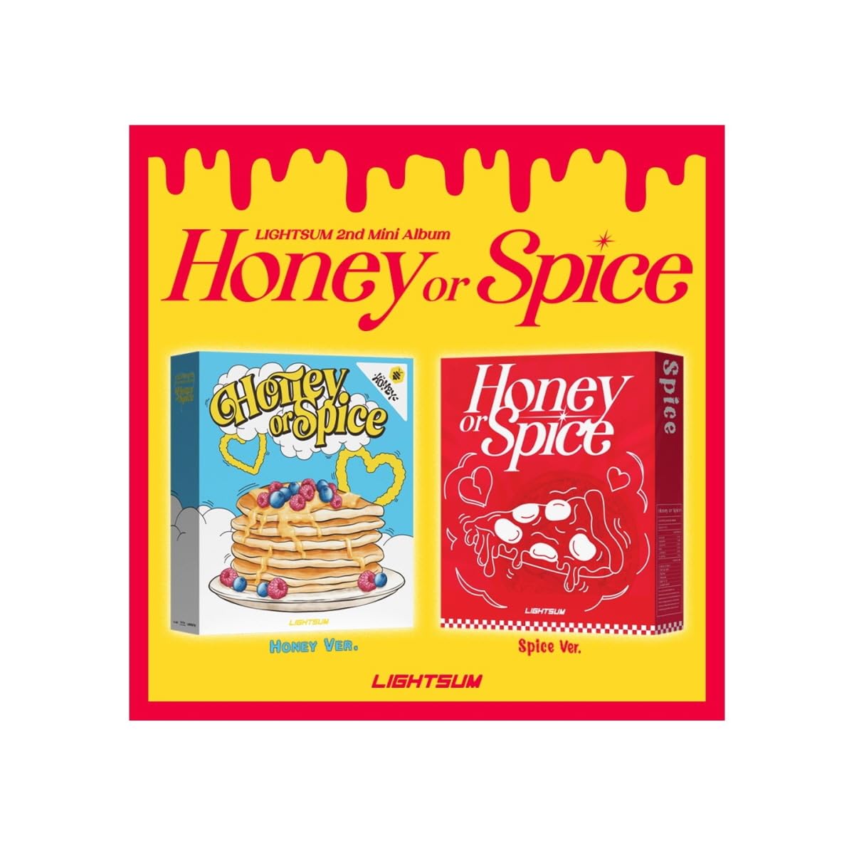LIGHTSUM – Honey or Spice (2. mini album) CD + składany plakat (2 wersje tylko zestaw/płyta CD, bez plakatu)