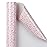 WRAPAHOLIC 30 Inch Pink Wrapping Paper Roll - Jumbo Pink Color with Colorful Line Segment Print for Birthday, Holiday, Wedding, Baby Shower Wrap - 30 inch x 33 feet