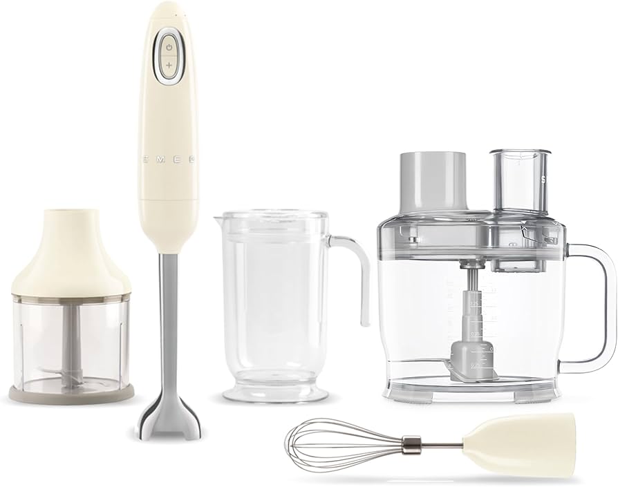 Amazon.com: SMEG Hand Blender & Food Processor Bundle – HBF03 with