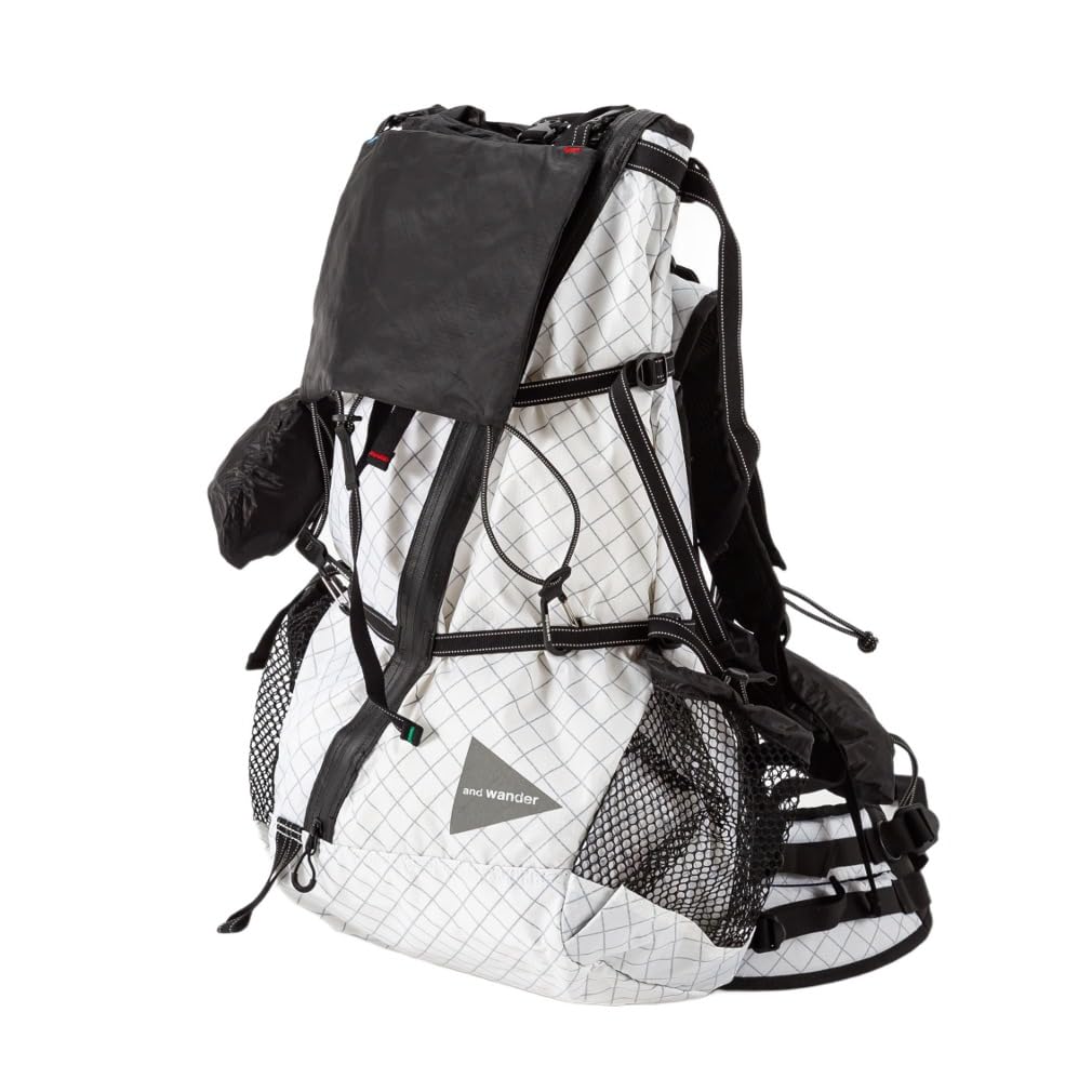 新品 未使用 アンドワンダー エコパック 30L バックパック オフホワイト Amazon.co.jp: and wander アンドワンダー エコパック30Lバック
