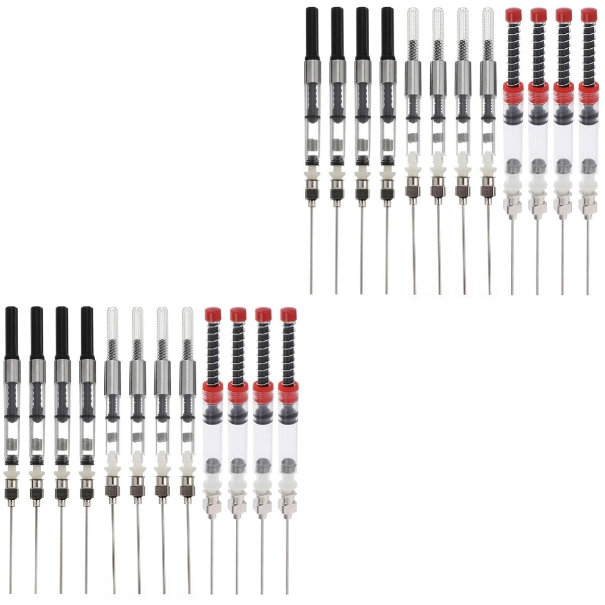 24pezzi Pen Ink Filler Assorbente Per Stilografica Convertitore Accessori Pratici Per Riempimento Stilografiche Design e