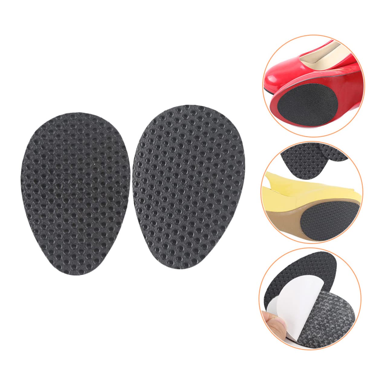 30paare Rutschfeste Schuhsohlen-schützer Geräuschreduzierende Sohle Polster Selbstklebende Anti-rutsch Pads Für High Heels Schuhe Mit Punktmuster