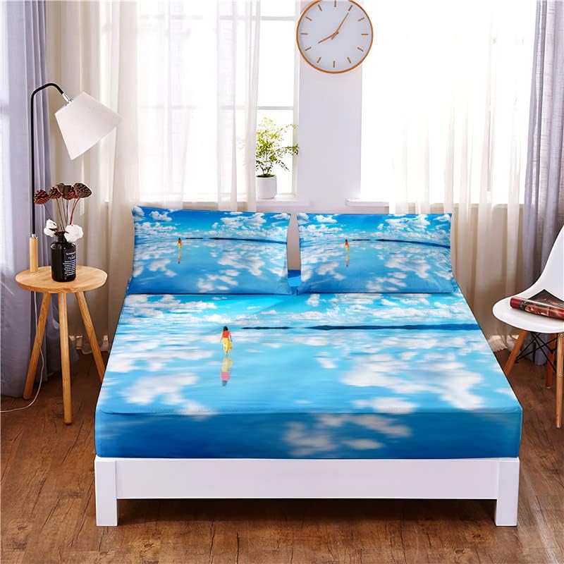 Miniatura 4 de Sábanas personalizadas con imagen, sábanas personalizadas para decoración del hogar, regalo de cumpleaños, Navidad, Año Nuevo, colcha personalizada,