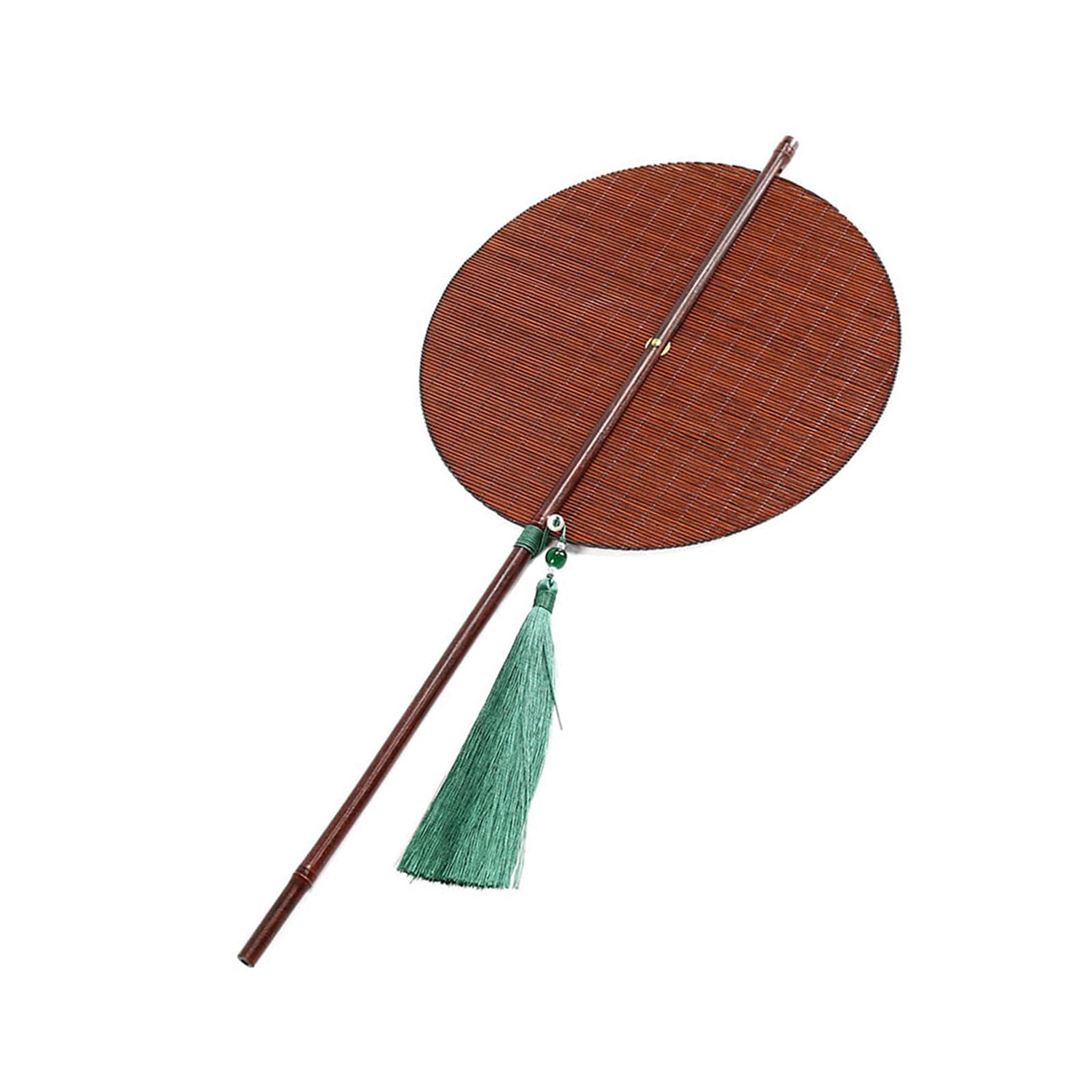 Elnwnnkc Handwoven Folding Hand Fan with Intricate Craftsmanships Portable Decoration for Classical Home Aesthetic Decorative Fan