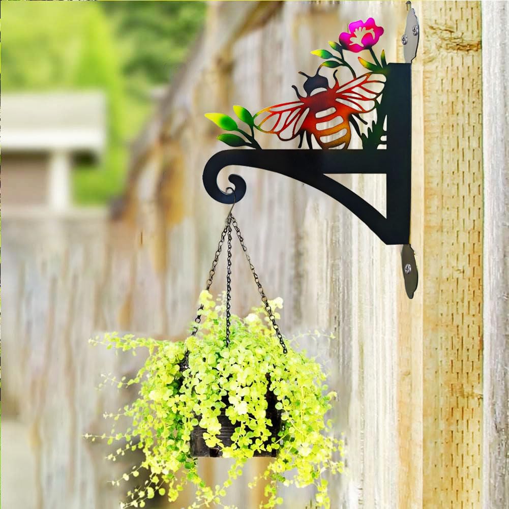 Colgador Macetas Pared Soporte Para Colgar Plantas - 4 Ganchos De Pared De  Hierro - 11 Cm - Para, image size:1001x1001