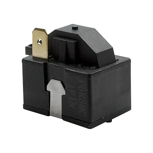 Miniatura 2 de PTC Start Relay Compresor de Refrigerador Reemplazo para P6R8MC OR0405 1 Pin Compatible con LG Magic Chef Refrigerador Deshumidier Compresor