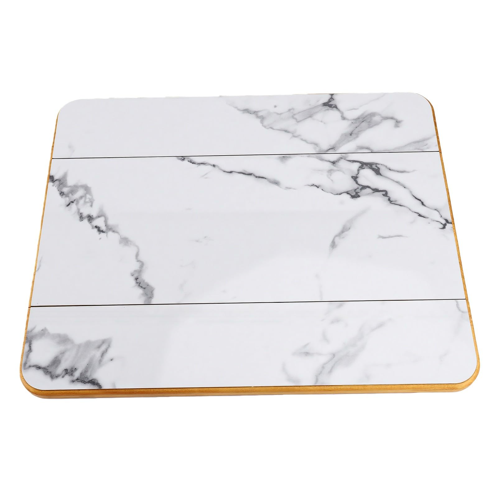 Tavolo Pieghevole per Barca, Design Elegante e Impermeabile per Veicoli Commerciali, Yacht, Pino Massiccio Spesso 20 Mm, 18,9x23,4 Pollici