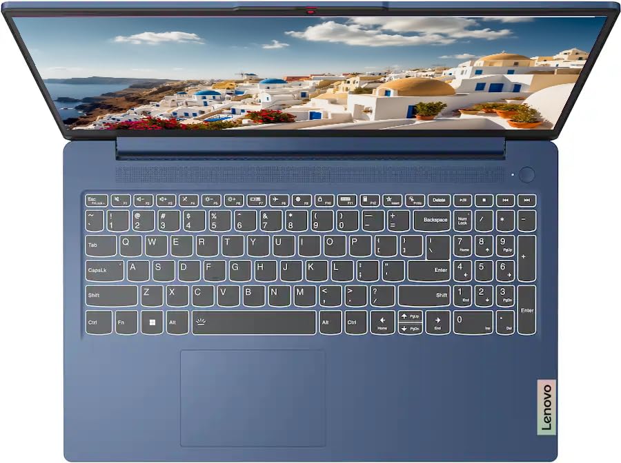 Image of Lenovo IdeaPad Slim 3 15.6 inch FHD Laptop, with Free Lifetime Microsoft Office, AMD Ryzen 5 40, 64GB RAM, 2TB SSD, AMD Radeon 610M, Windows 11 Pro, Abyss Blue, WiFi 6, Copilot, with USB Hub