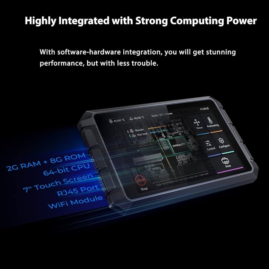 プリンター・複合機 Creality Sonic Pad Pad Creality Sonic com base em firmware Klipper, tela