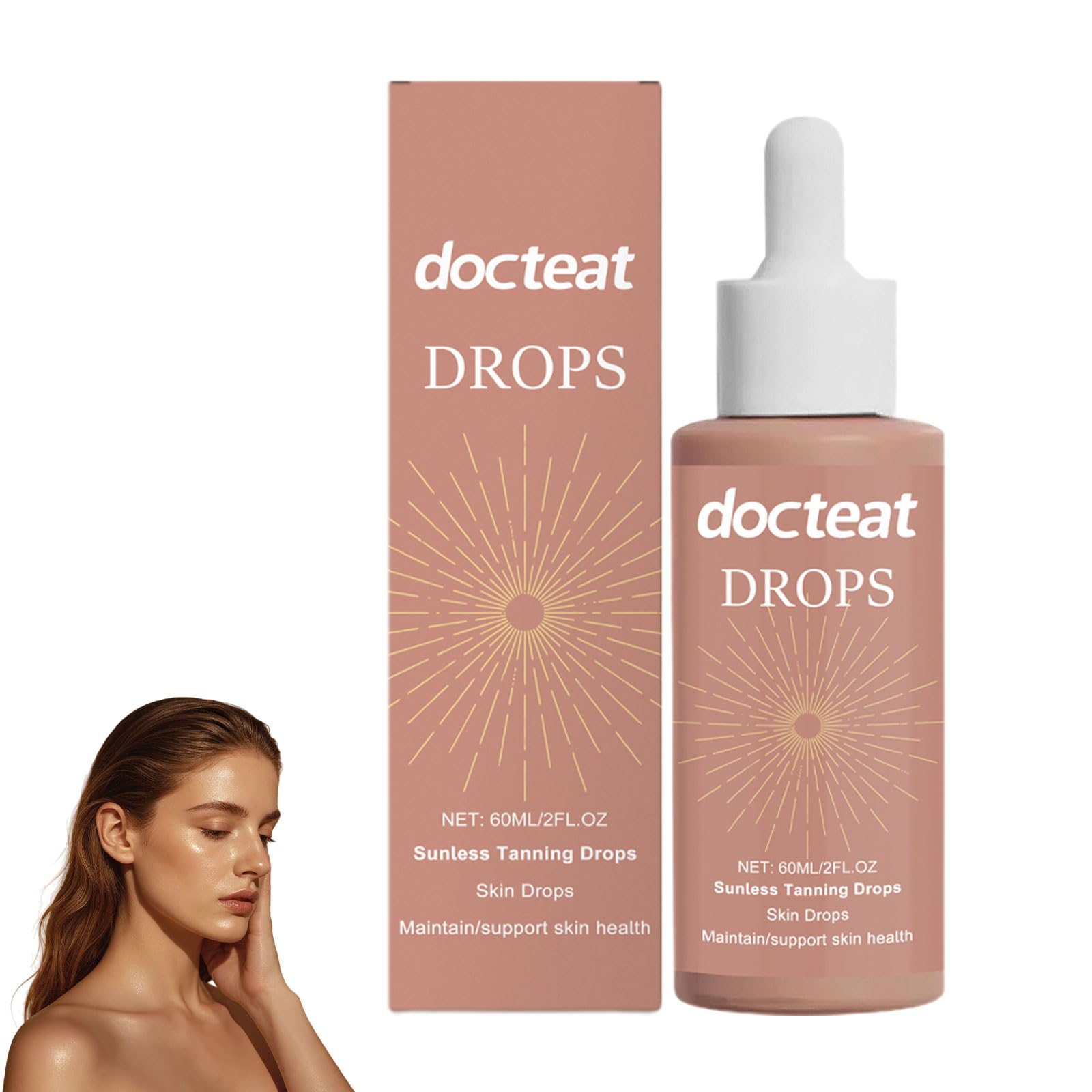 SunGlow Trinkbare Bräunungstropfen, 2026 Bräunungstropfen zum Trinken Testsieger, Sun Glow Tropfen zum Trinken, Selbstbräuner für Körper und Gesicht, Ohne Sonnenschäden (1 Flasche)