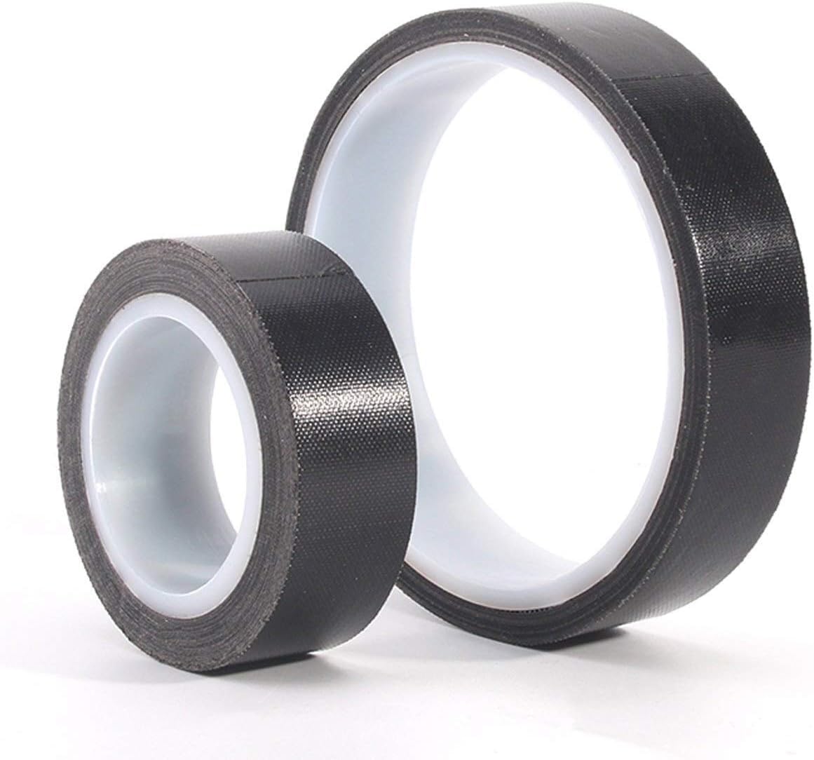 Rotolo di nastro in teflon, ad alta temperatura, nastro in PTFE per asciugatura meccanica, nastro trasportatore meccanico, spessore 0,13 mm, lunghezza 10 m, -196 ℃ - +300 ℃ (20 mm x 10 m x