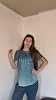 Blusa para Mujer Elegante Casual Manga Corta Abullonada Boho Tops Florales Moda Cuello Redondo Túnica Camisas Ropa de Verano 5
