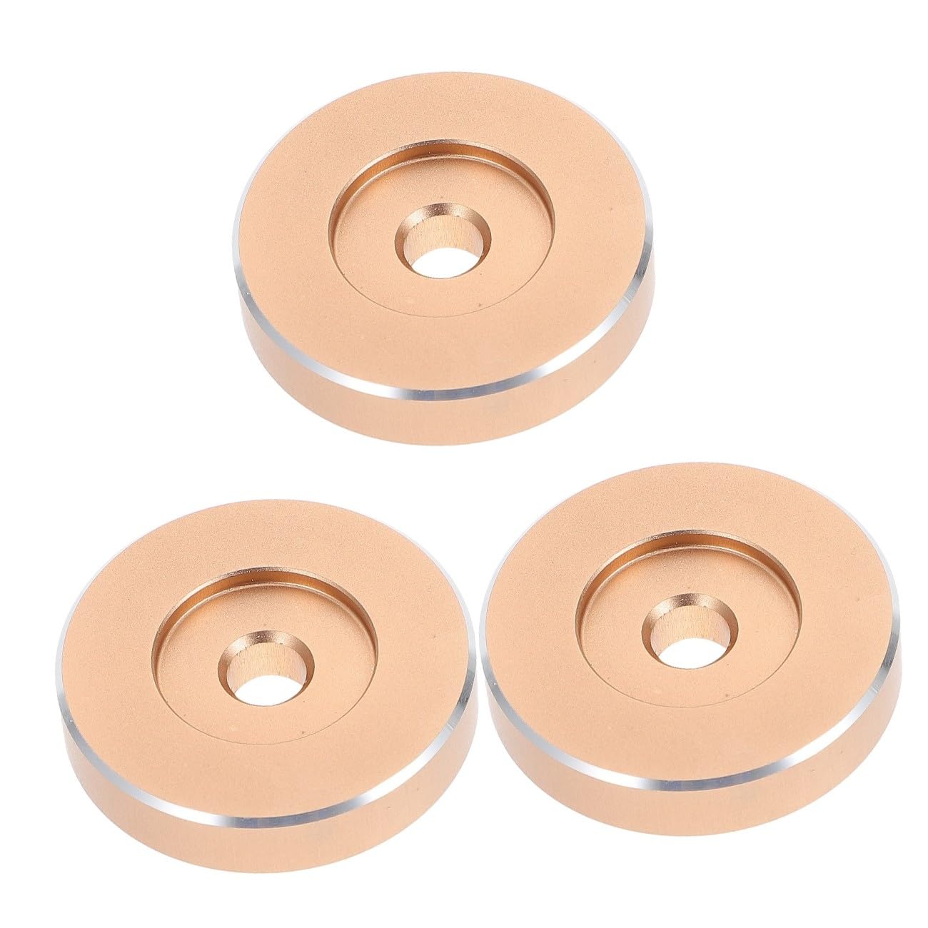 ARTIBETTER Adattatore Per Giradischi in Vinile Da 45 Pollici 3 Pezzi in Alluminio Design Leggero Per Migliorare Il Suono