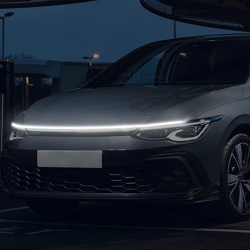 Miniatura 7 de Car Hood LED Strip Lights70 Inch Car Led Lights Exterior12V Waterproof Car LED Strip LightsFlexible Dynamic Car Lights Daytime Running Light for