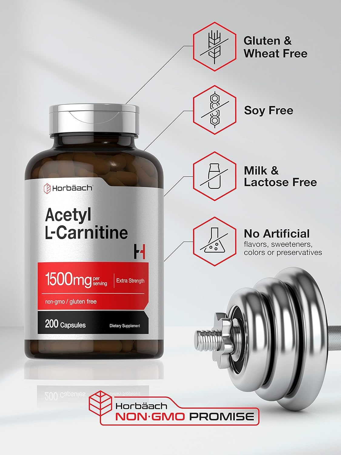 l carnitine tablets egypt Acetyl L-Carnitine 1500mg | 200 Capsules | Extra Strength | Non-GMO &  Gluten Free: Buy Online at Best Price in Egypt