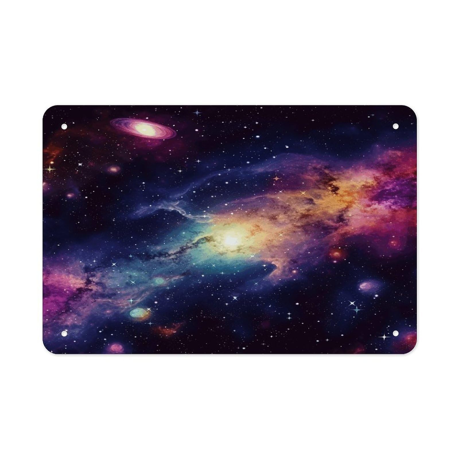 Fekiloot Style Galaxy In The Universe Metal Signs Wall Art Tin Sign