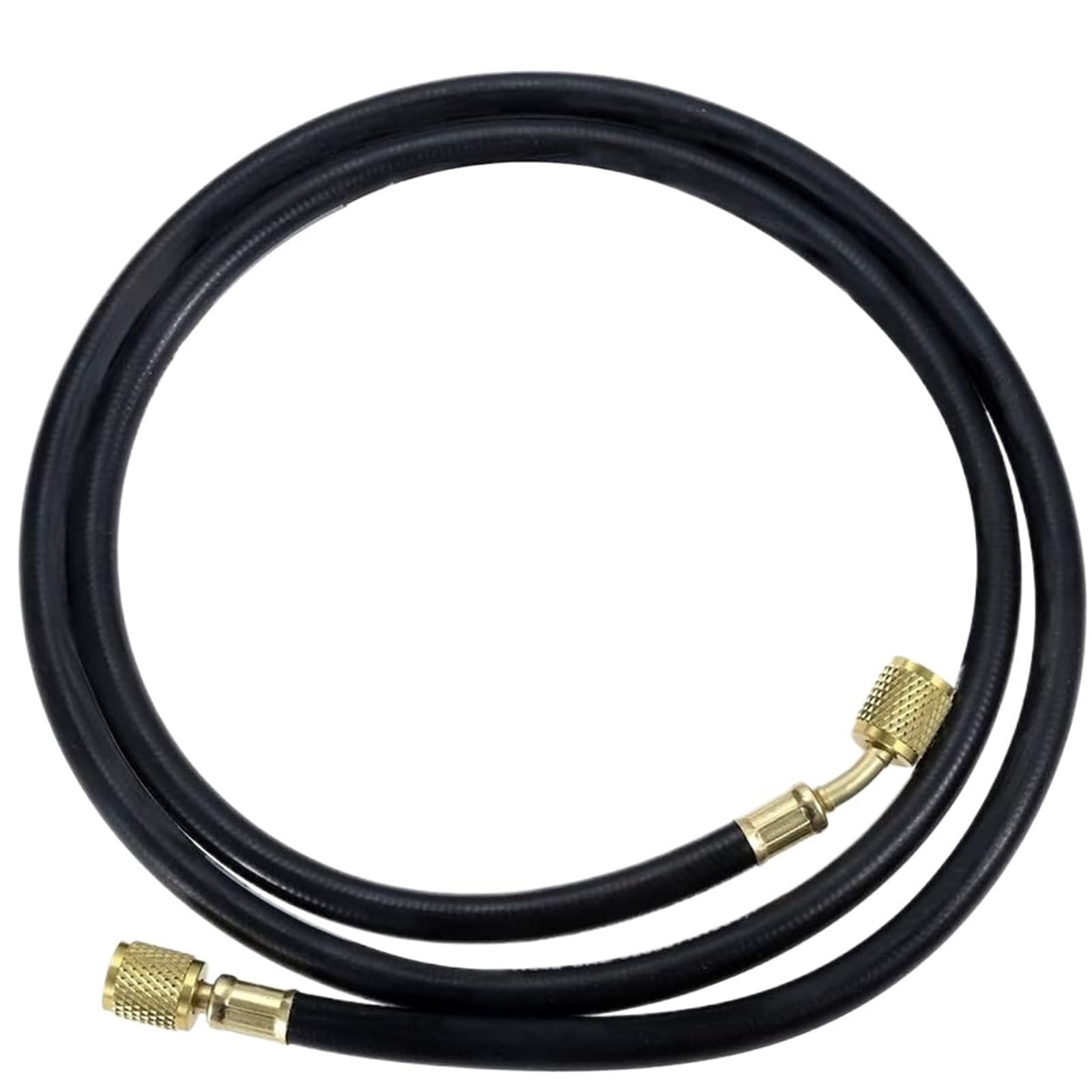 R410A AC Refrigerant Charging Hose 59" with 1/4" SAE Female Flare for R22 R134A R12 R502 Auto Parts