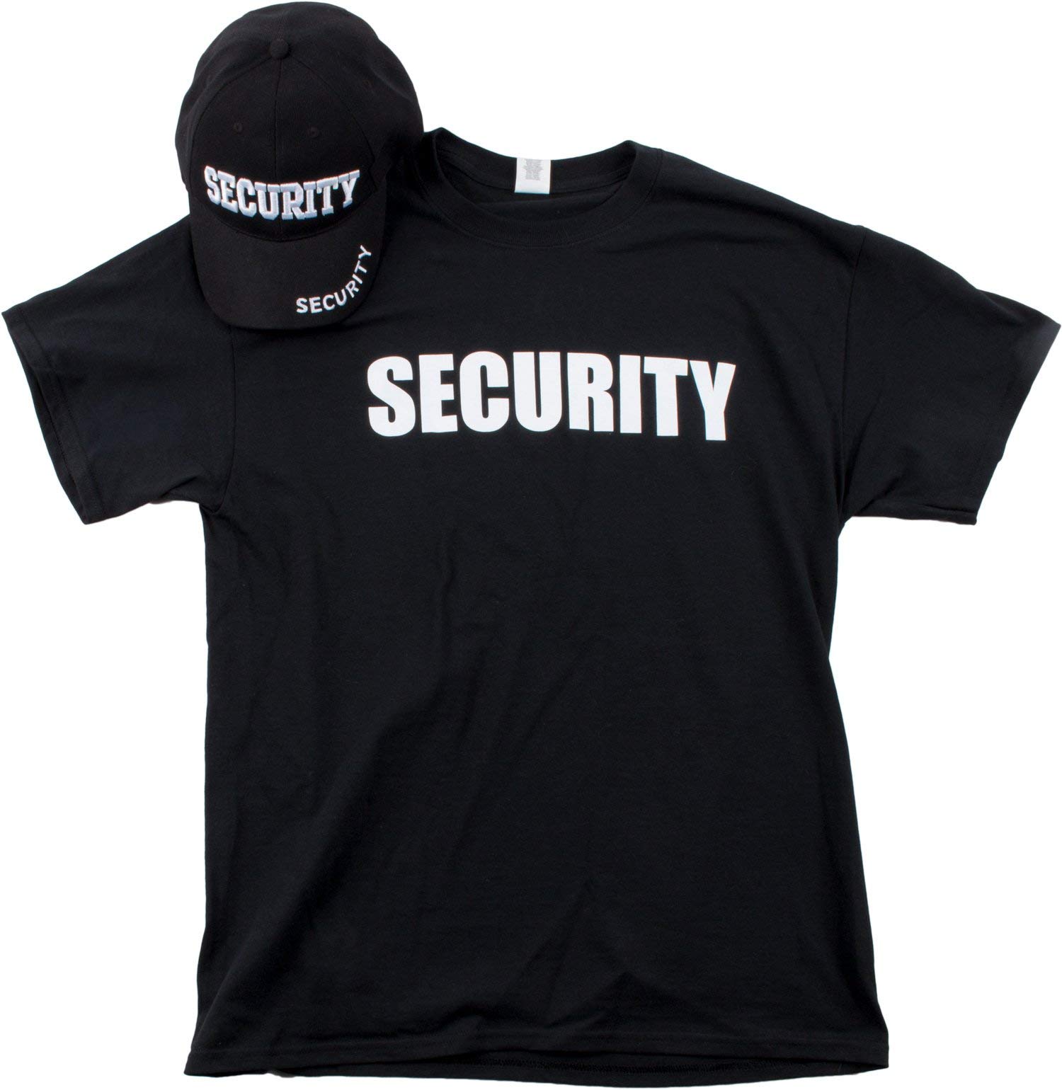 Security Hat & T-Shirt Bundle | Matching Security Guard Officer Uniform Kit