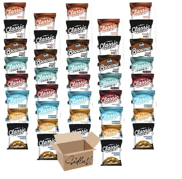 SEDLAV Bundles Classic Cookies Variety Pack, 5 Of Each Flavor (Pack of 40)