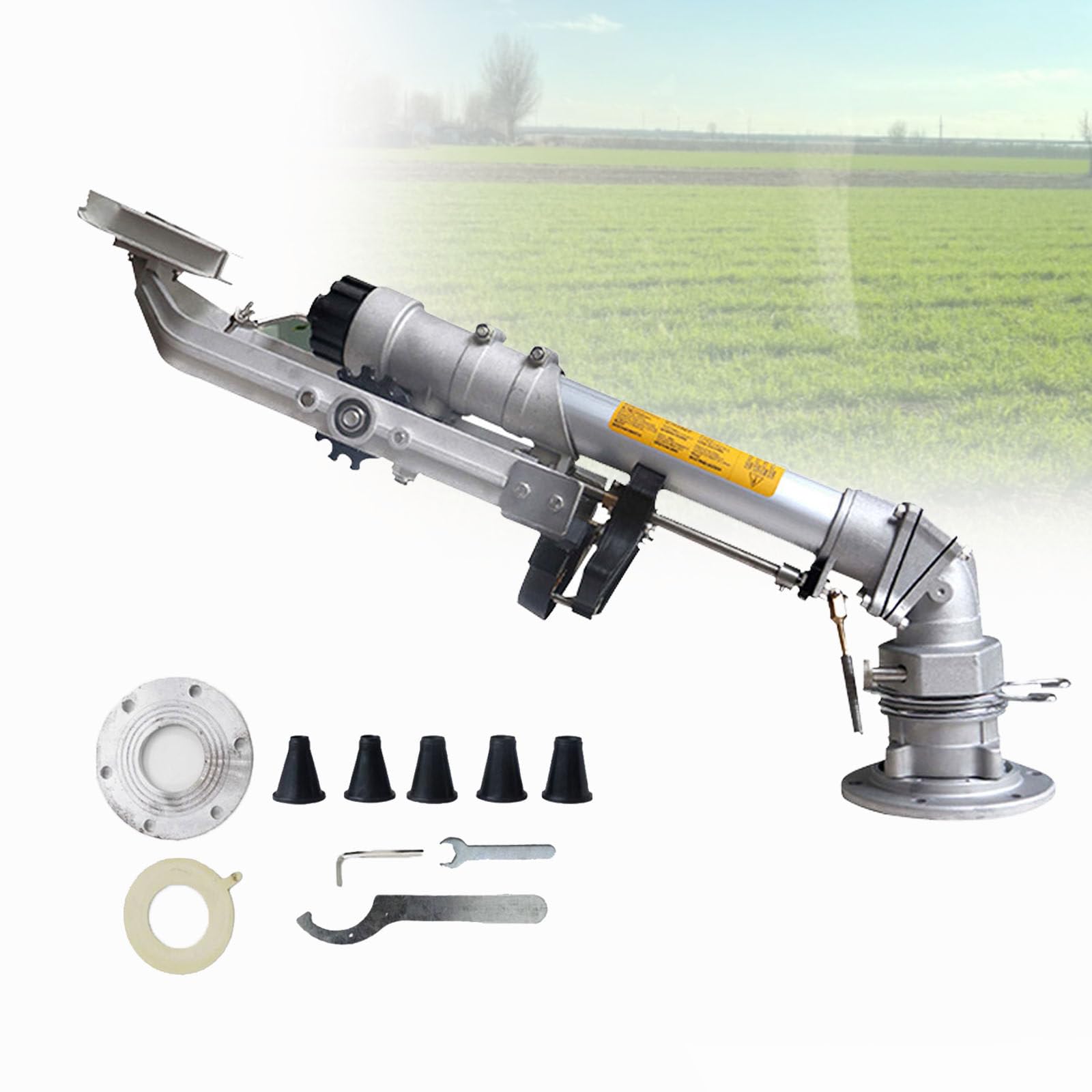 Arrosage Intelligent automatisé des Cultures, Canon d'irrigation Rotatif pour Une Irrigation Efficace des Terres agricoles, Solution Professionnelle de pulvérisateur (76cm)