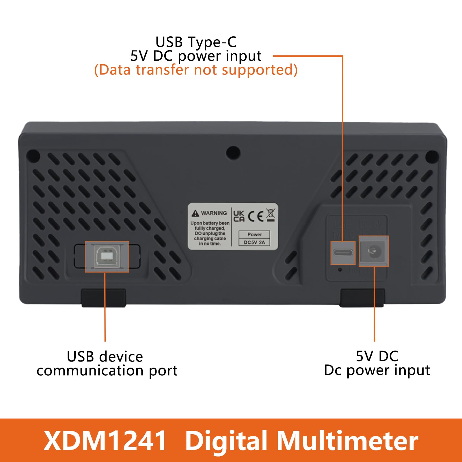 OWON XDM1241 Multimetro da tavolo con batterie ricaricabili True RMS High Accuracy Universale Desktop Multimetro
